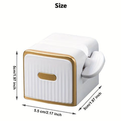Wall Mounted Toothpaste Squeezer Facial Cleanser Rolling Holder