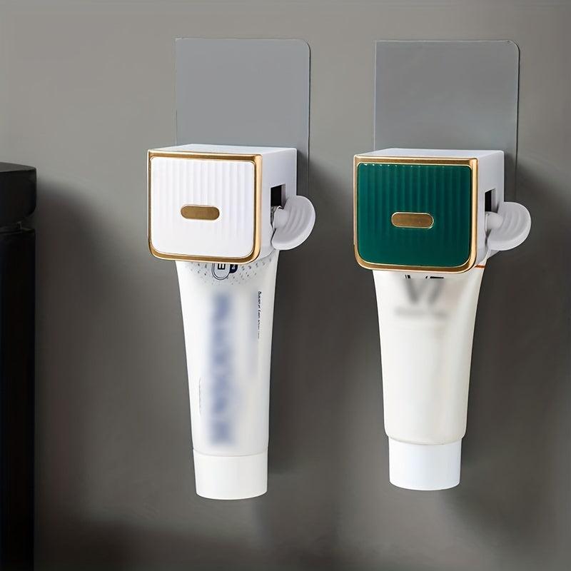 Wall Mounted Toothpaste Squeezer Facial Cleanser Rolling Holder