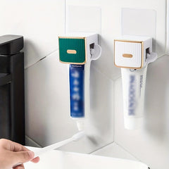 Wall Mounted Toothpaste Squeezer Facial Cleanser Rolling Holder