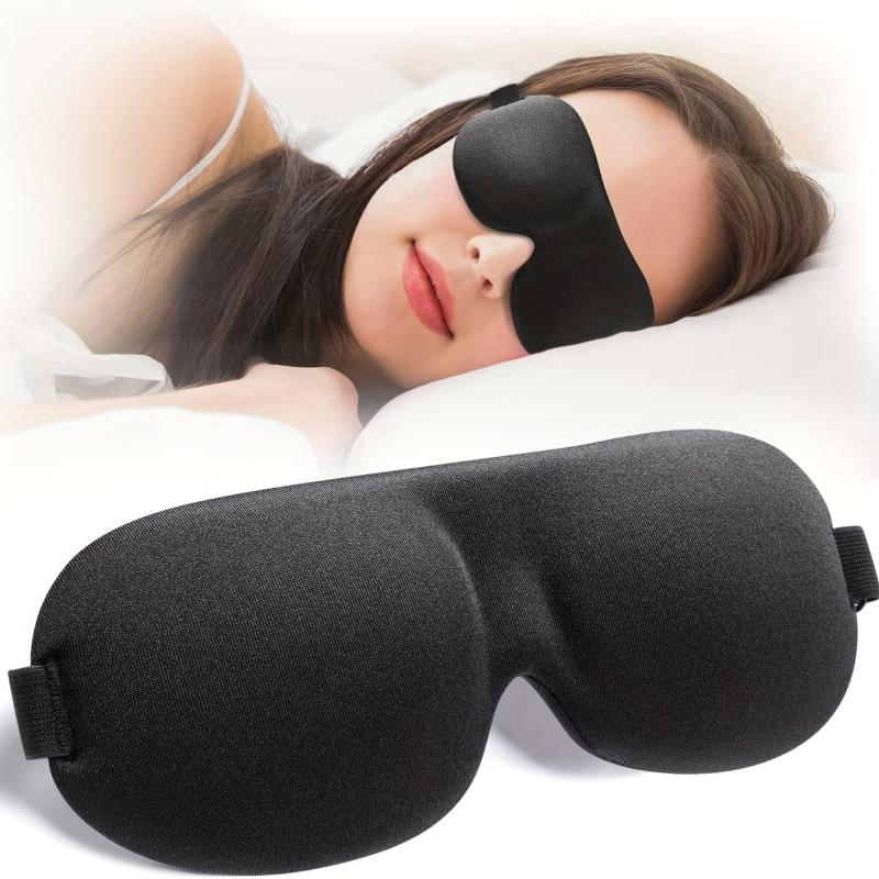 Sleep Mask Back & Side Sleeper 100% Block Out Light Eye Mask 3D Blindfold