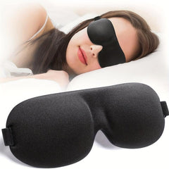 Sleep Mask Back & Side Sleeper 100% Block Out Light Eye Mask 3D Blindfold