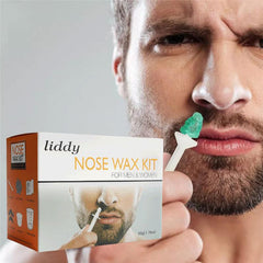 Nose Wax Hair Removal Kit - For Men and Women