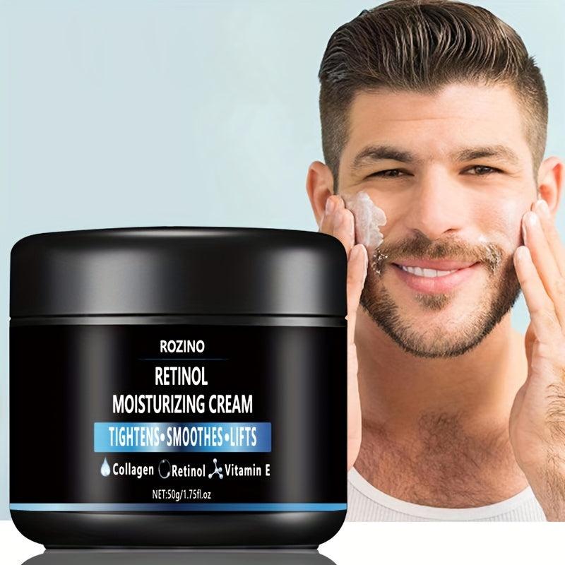 Men Retinol Moisturizing Cream - Smooth Skin, Improve Elasticity, Resist Aging