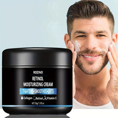 Men Retinol Moisturizing Cream - Smooth Skin, Improve Elasticity, Resist Aging
