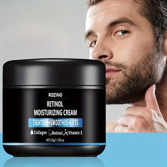 Men Retinol Moisturizing Cream - Smooth Skin, Improve Elasticity, Resist Aging