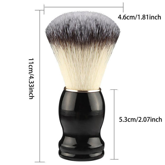 RANCAI Beard Shaving Brush Bristle Hair Salon Barber Soap Foam Shave Men Facial