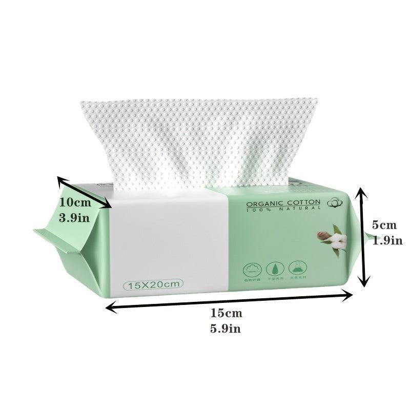 100 Disposable Face Towels Travel Makeup Wipes Cleansing Towels