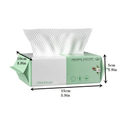 100 Disposable Face Towels Travel Makeup Wipes Cleansing Towels