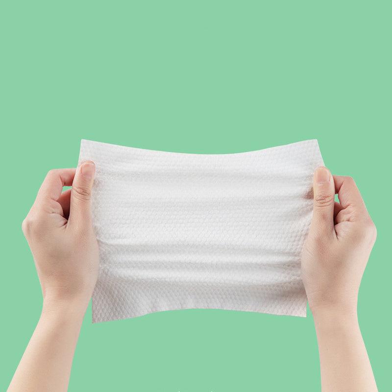 100 Disposable Face Towels Travel Makeup Wipes Cleansing Towels