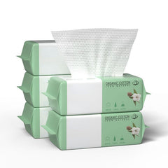 100 Disposable Face Towels Travel Makeup Wipes Cleansing Towels