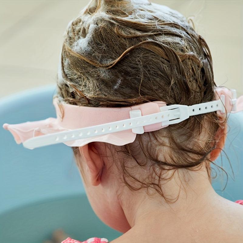 Floral Shower Cap Eye Ear Protection Bath Hat