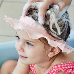 Floral Shower Cap Eye Ear Protection Bath Hat
