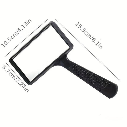Old People Reading Magnifying Glass