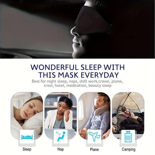 Natural Silk Eye Mask For Sleeping Fully Adjustable Strap