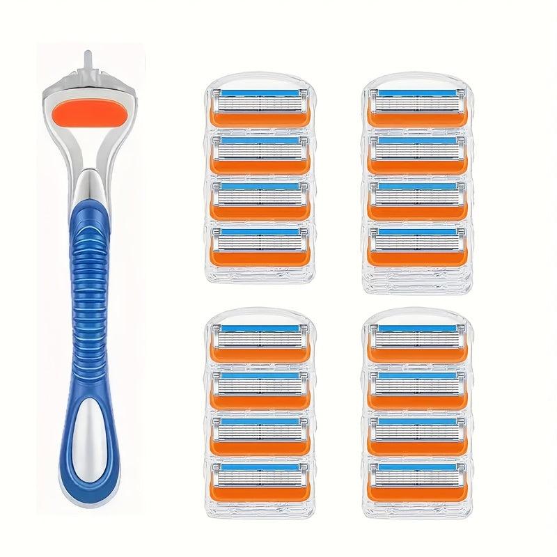 Sharp 5 Layer Razor Blades 16pcs Replacement Vintage Wet Shaving Safety Razor