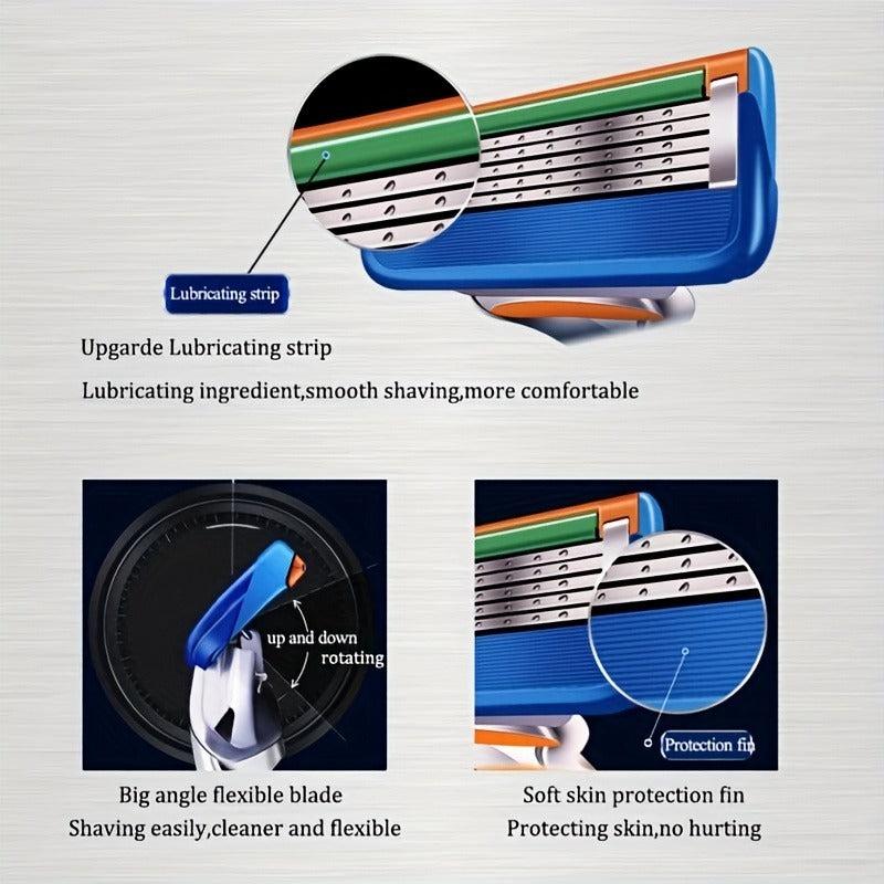 Sharp 5 Layer Razor Blades 16pcs Replacement Vintage Wet Shaving Safety Razor