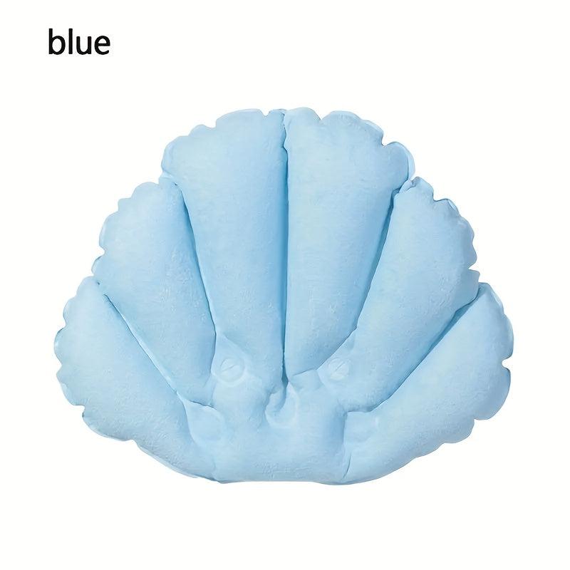 Soft Inflatable Bath Pillow Neck Support 3Colors