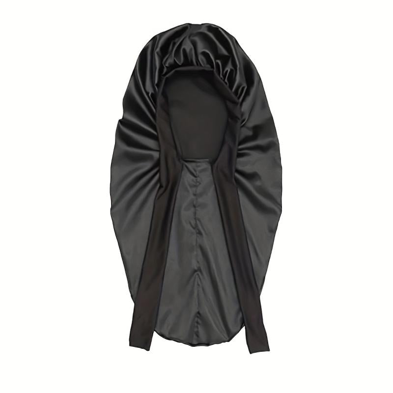 Long Satin Bonnet Silk Hair Bonnet For Sleeping With Tie Band