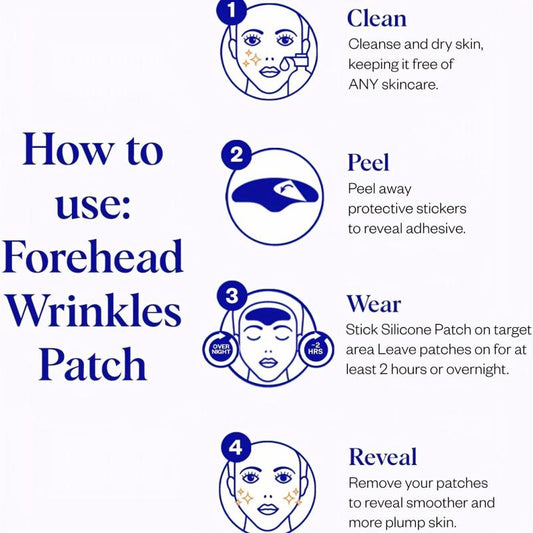 Silicone Smoothing Forehead Patch Facial Firming Lift Up Skin Care Tools