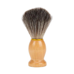 Soft Hair Shaving Brush With Wooden Handle Face Grooming Tool