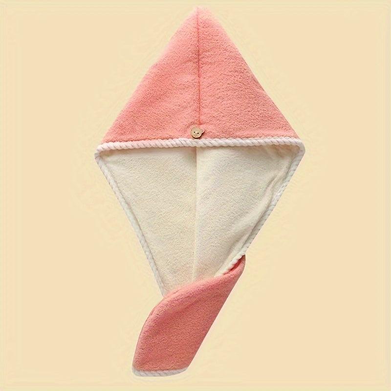 Quick Drying Hair Towel Wrap For Women Microfiber Absorbent Hair Turban