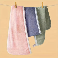 Quick Drying Hair Towel Wrap For Women Microfiber Absorbent Hair Turban