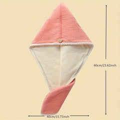 Quick Drying Hair Towel Wrap For Women Microfiber Absorbent Hair Turban