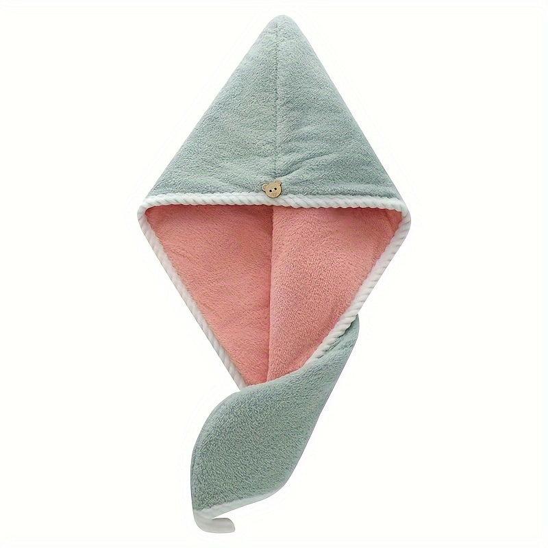 Quick Drying Hair Towel Wrap For Women Microfiber Absorbent Hair Turban