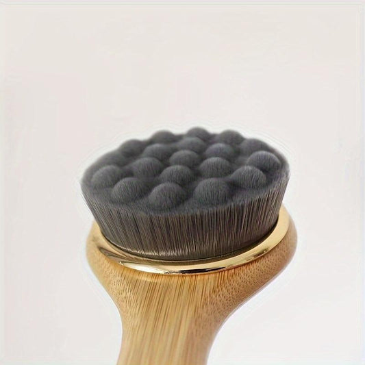 Long Handle Bath Shower Brush Soft Natural Bristles Back Cleaner