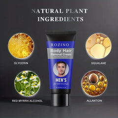 Men's Facial Hair Removal Cream Gentle Non Irritating Long Lasting