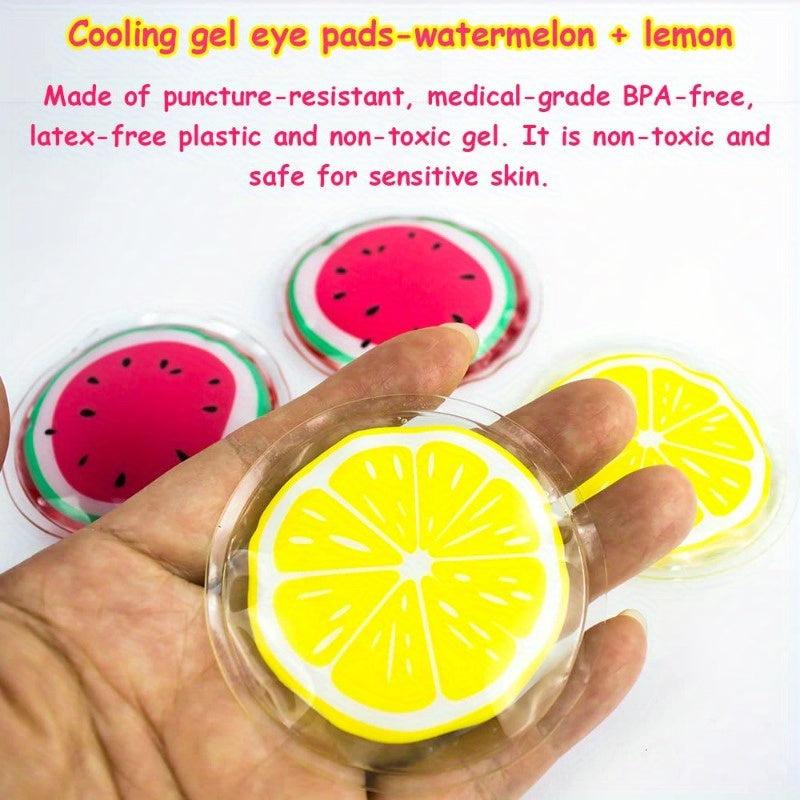 2pcs Gel Eye Masks For Dark Circles - Reusable Cooling Eye Pads