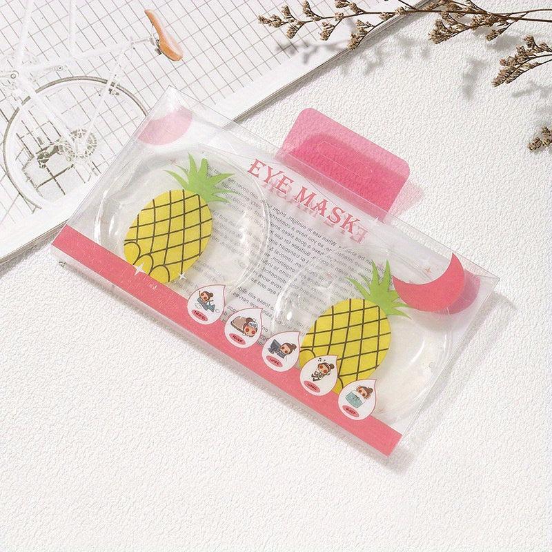 2pcs Gel Eye Masks For Dark Circles - Reusable Cooling Eye Pads