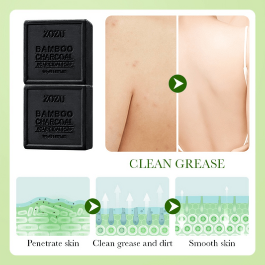 Bamboo Charcoal Soap for Deep Hydration & Exfoliation