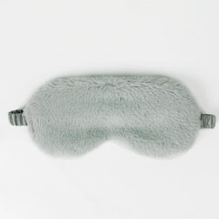 Plush Eye Mask Solid Artificial Silk Eye Protection Blackout Sleep Mask