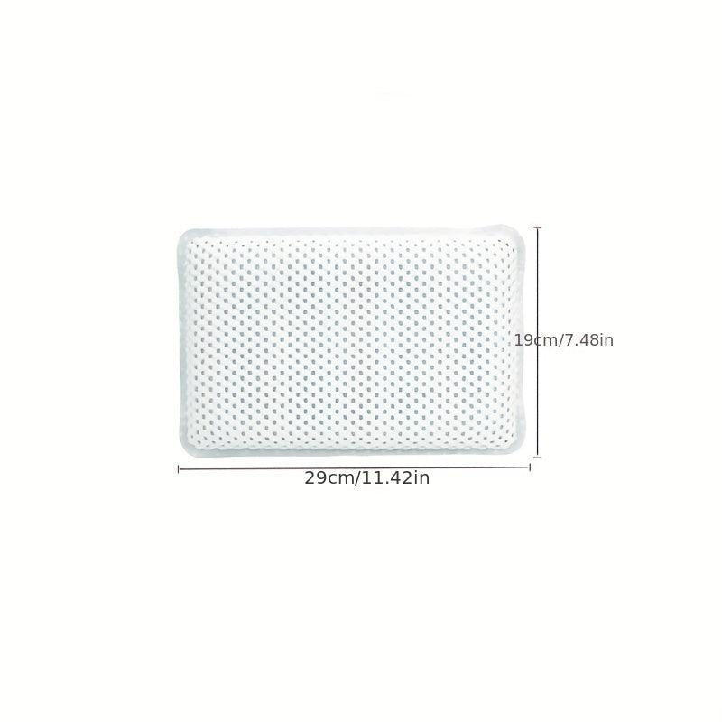PVC Foaming Bathtub Non slip Pillow Suction Cup Bathroom Accessories