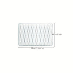 PVC Foaming Bathtub Non slip Pillow Suction Cup Bathroom Accessories