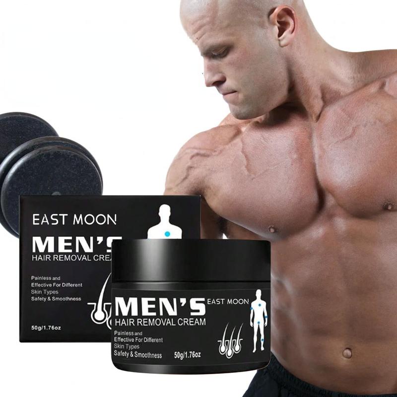 Men's Hair Removal Cream Gentle on Skin Beard Armpit Leg Chest 50g