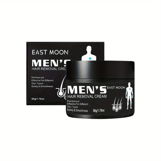 Men's Hair Removal Cream Gentle on Skin Beard Armpit Leg Chest 50g