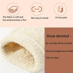 4pcs Exfoliating Bath Shower Mitt Scrubbing Glove