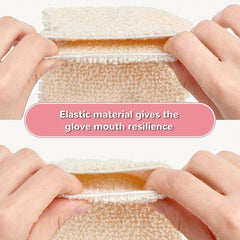 4pcs Exfoliating Bath Shower Mitt Scrubbing Glove