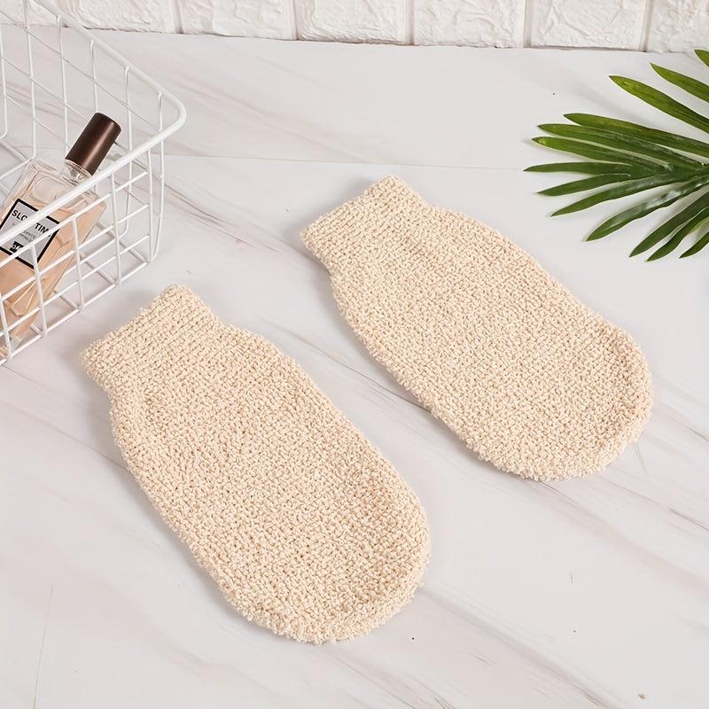 4pcs Exfoliating Bath Shower Mitt Scrubbing Glove
