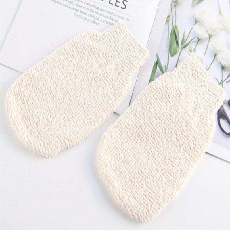 4pcs Exfoliating Bath Shower Mitt Scrubbing Glove