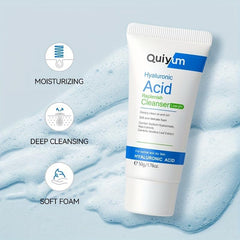 Hyaluronic Acid Cleanser 50g Gentle Face Wash Control Brighten Skin Tone