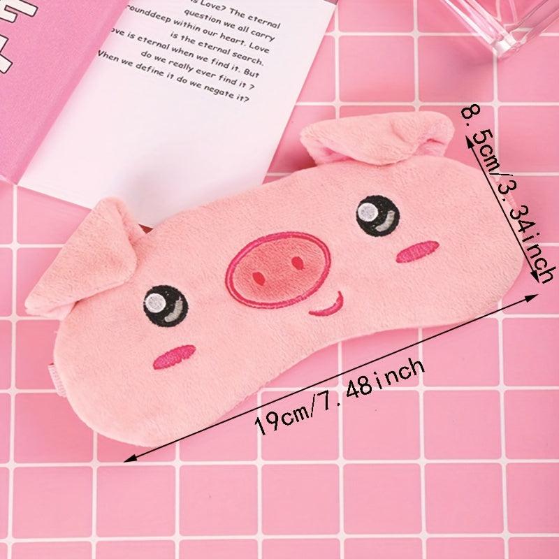 Cartoon Pig Eye Mask Sleep Blackout Breathable Eye Mask Soft And Comfortable