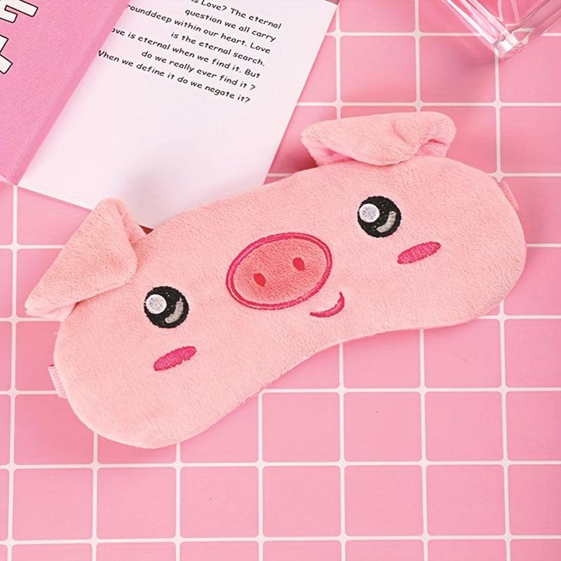 Cartoon Pig Eye Mask Sleep Blackout Breathable Eye Mask Soft And Comfortable