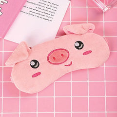 Cartoon Pig Eye Mask Sleep Blackout Breathable Eye Mask Soft And Comfortable