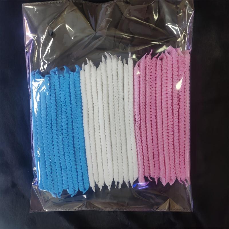 99pcs Disposable Non Woven Shower Caps Lightweight Durable Elastic Hair Net Cap