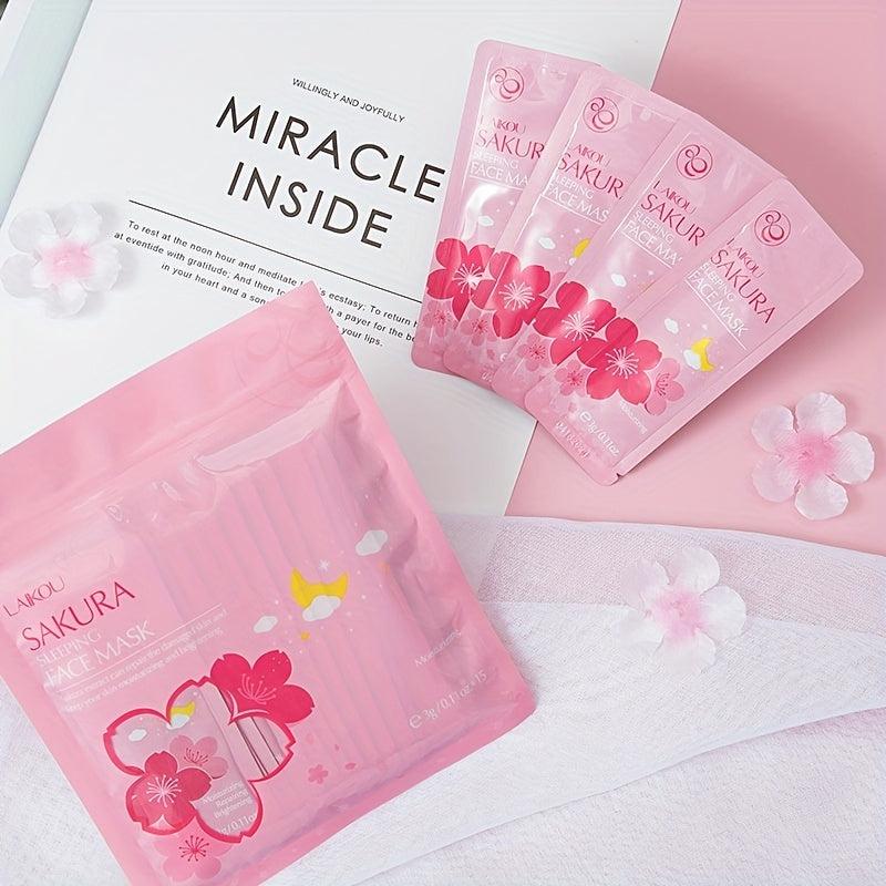 Sakura Sleeping Mask Moisturizing Hydrating Cream Brightening Skin
