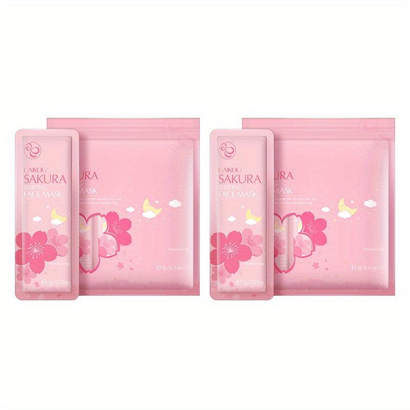 Sakura Sleeping Mask Moisturizing Hydrating Cream Brightening Skin