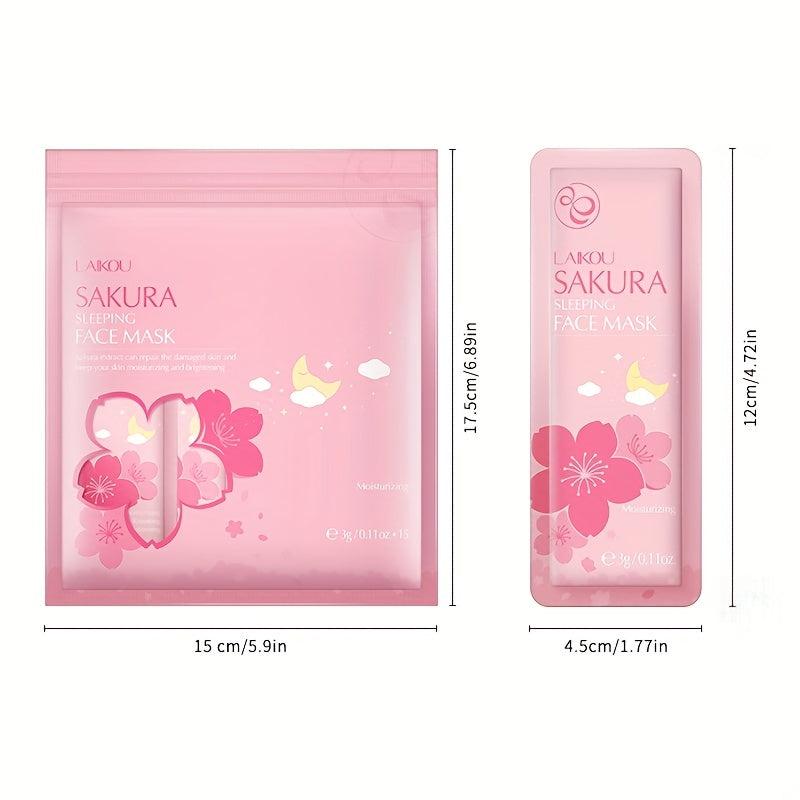 Sakura Sleeping Mask Moisturizing Hydrating Cream Brightening Skin